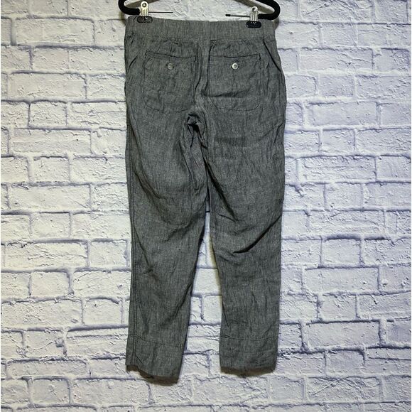 Athleta 100% linen ankle pants size 2 - Picture 5 of 13